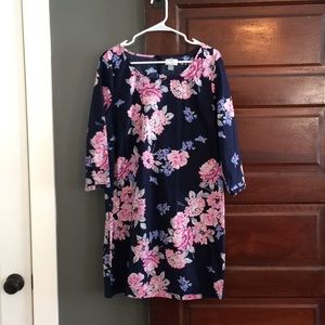 NWT navy floral shift dress size L oldnavy